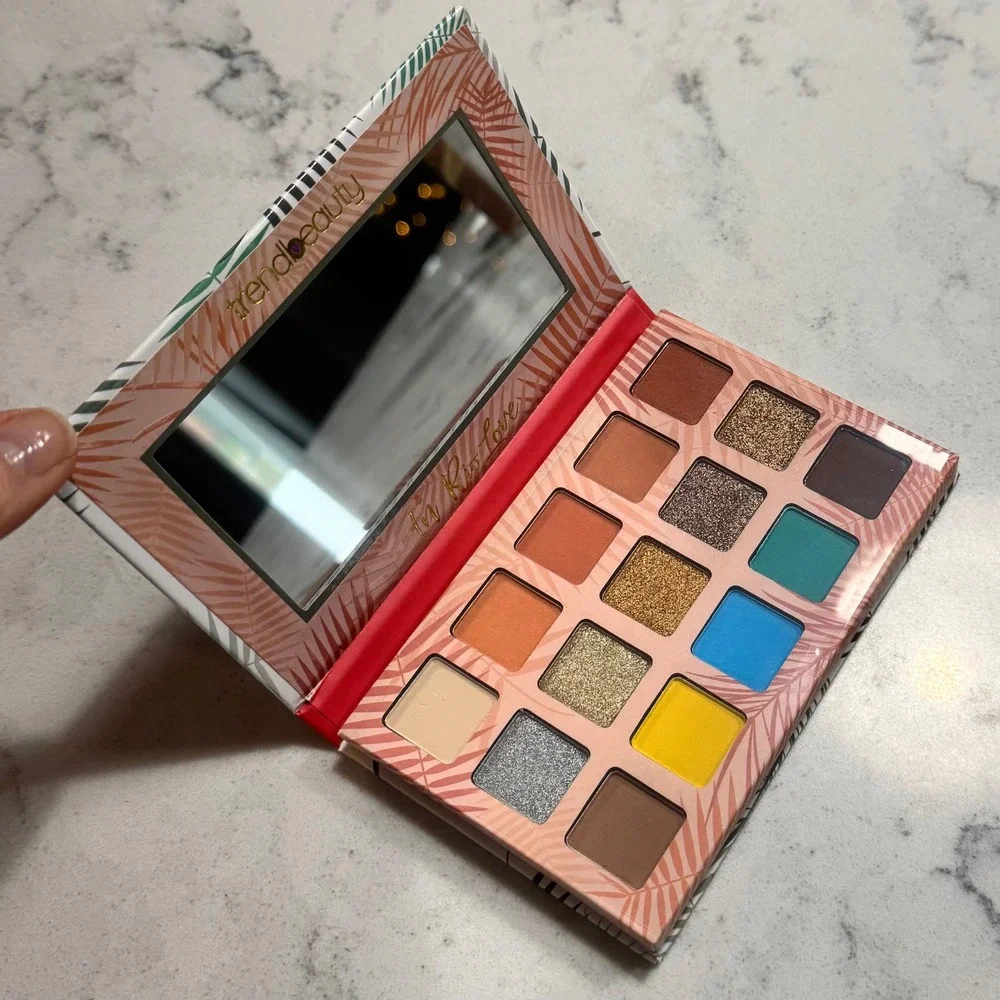 Trend Beauty In Rio Love Eyeshadow Palette 16 Shades Shimmer Matte Tropical